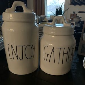 Rae Dunn canisters